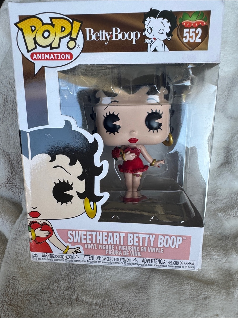 Funko Pop! Betty Boop Sweetheart Figure in Red, Black and Gold